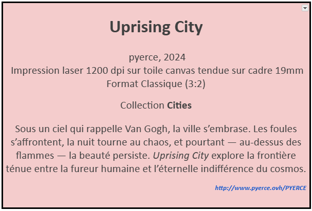 Cartel de Uprising City